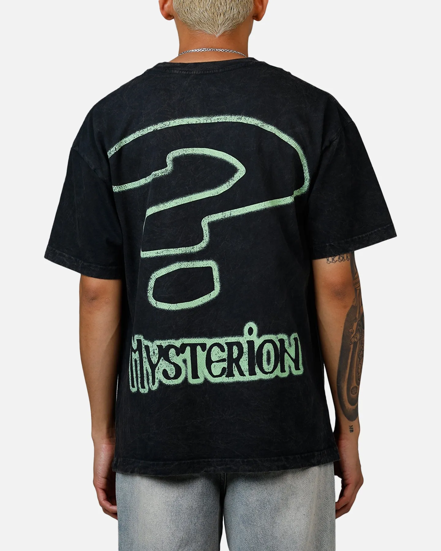 73 Studio X Cartoon Network South Park Mysterion Heavyweight T-Shirt Black Acidwash