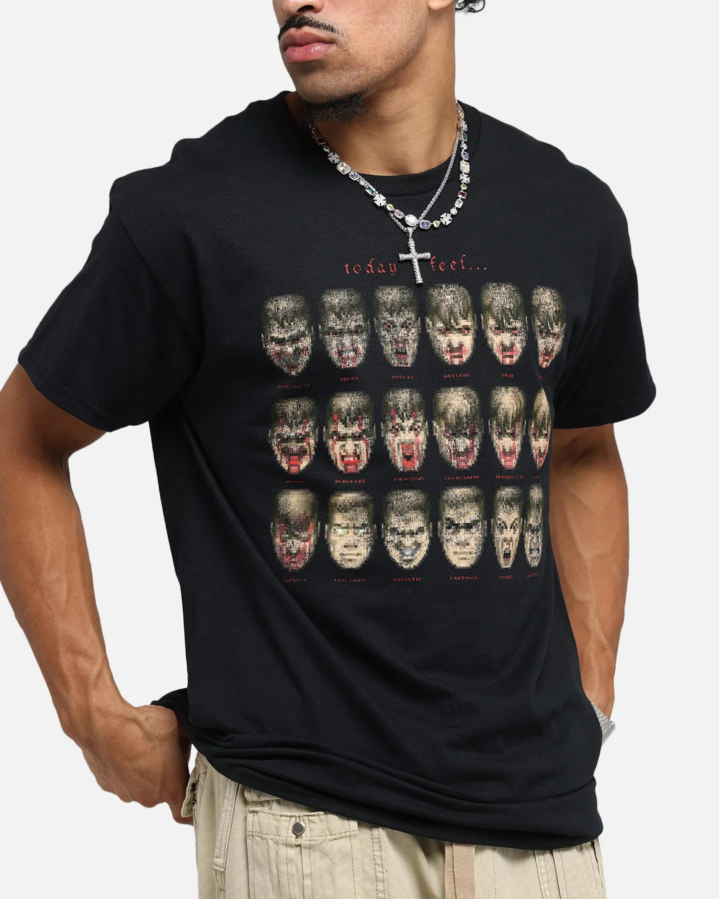 73 Studio X Doom Today I Feel T-Shirt Black