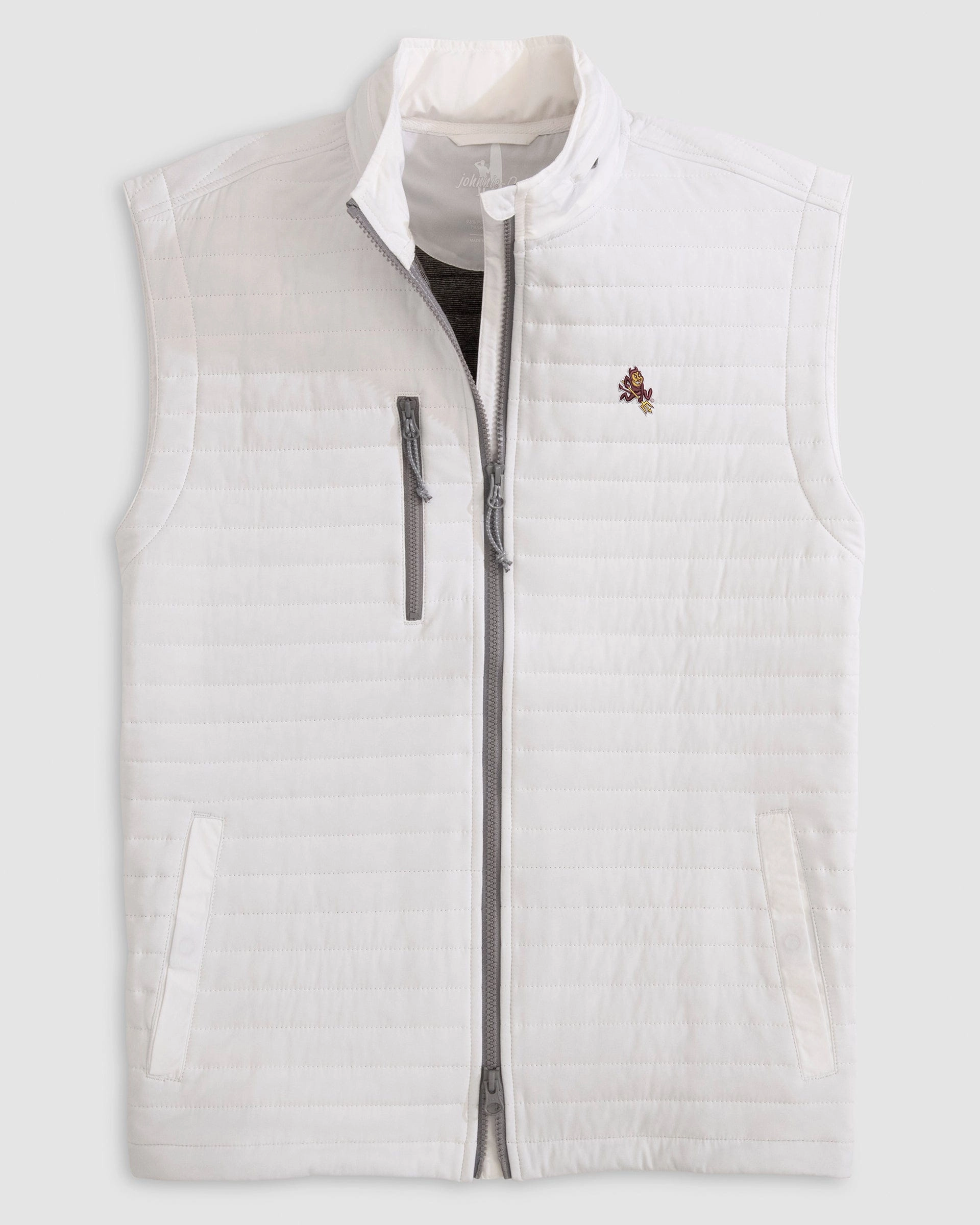 Arizona State Crosswind Quilted Performance Vest - Sparky Logo