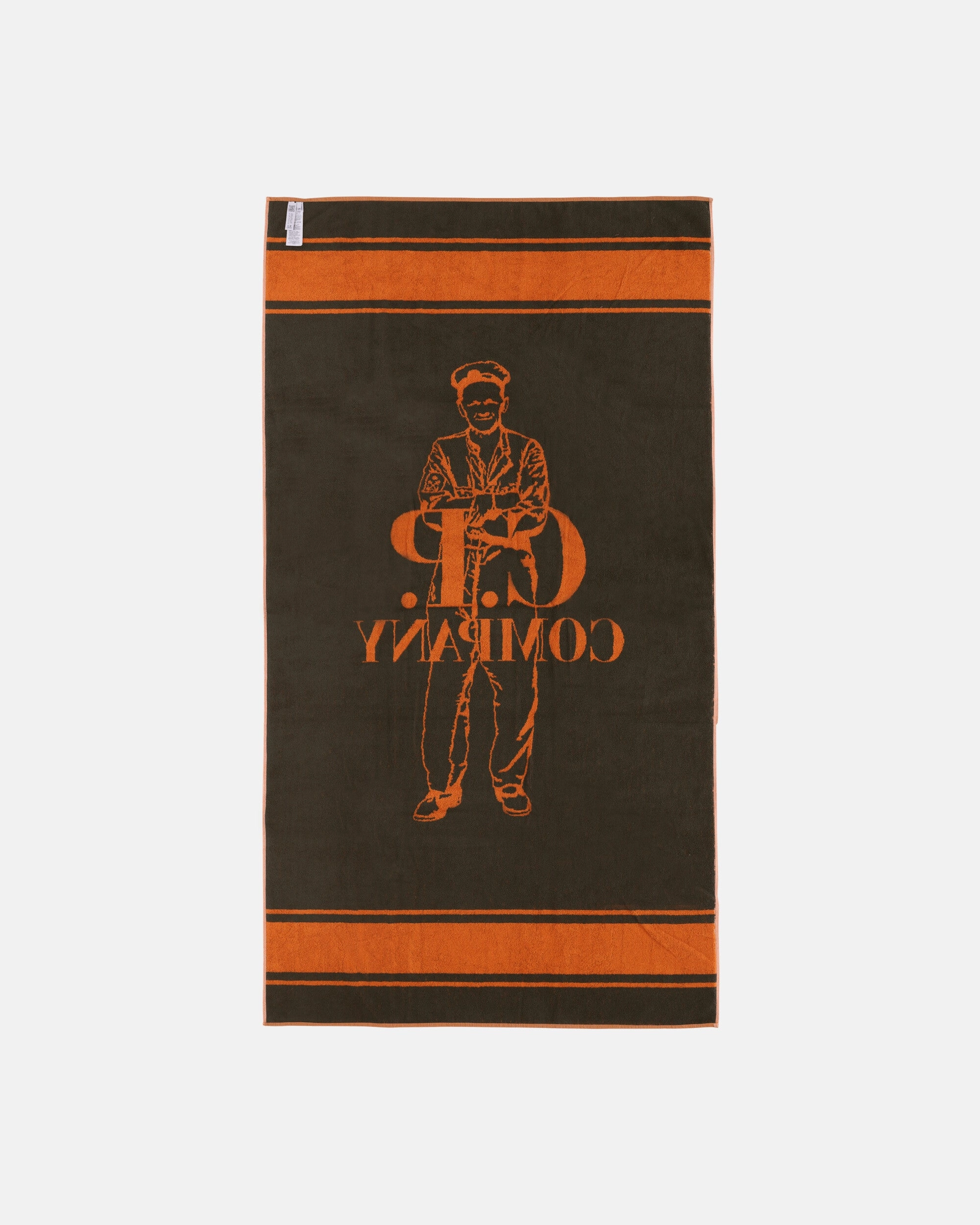 Beach Towel Gold Flame