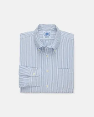 BLUE UNIVERSITY STRIPE OXFORD SHIRT