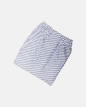 BLUE/WHITE STRIPE OXFORD BOXERS