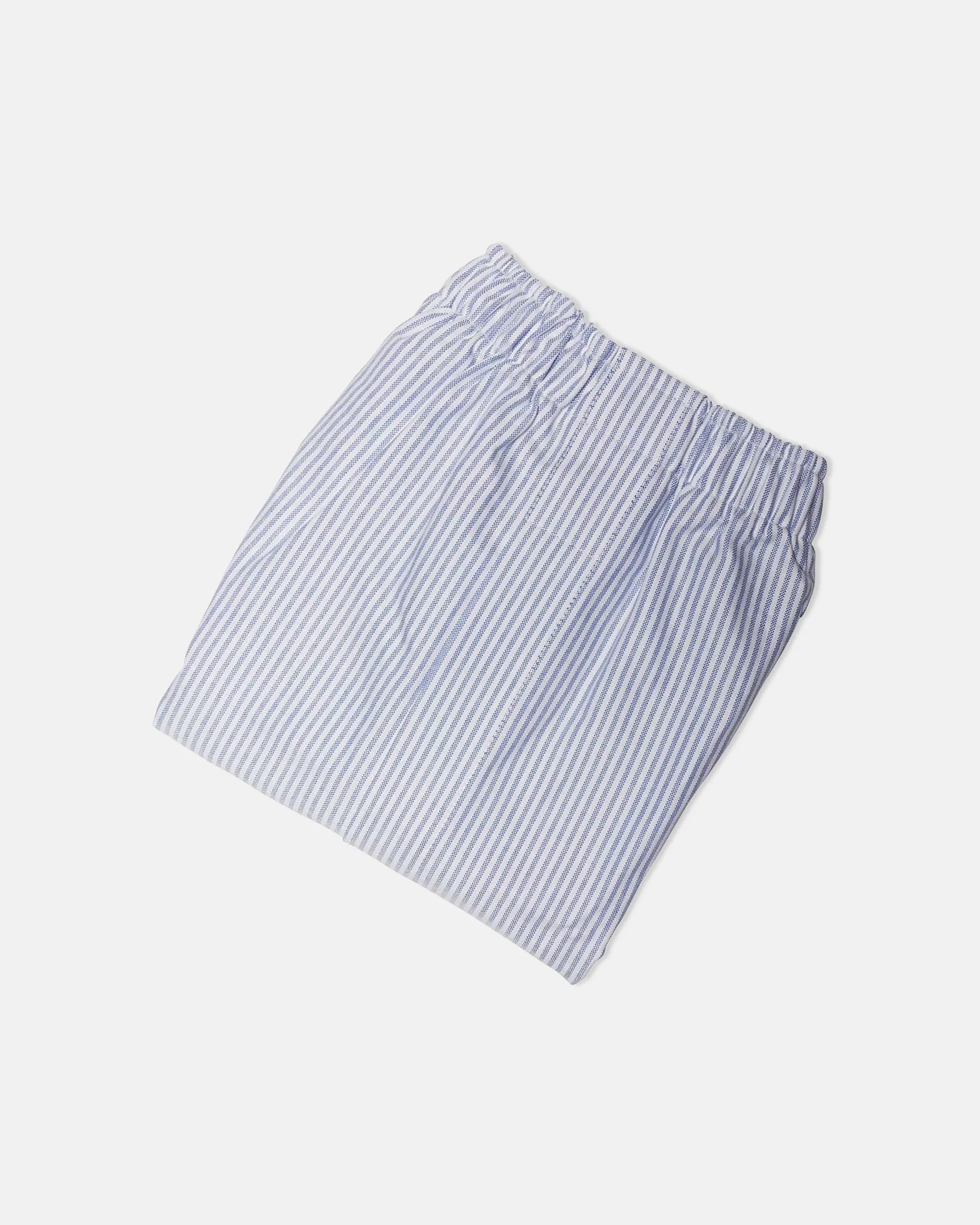 BLUE/WHITE STRIPE OXFORD BOXERS
