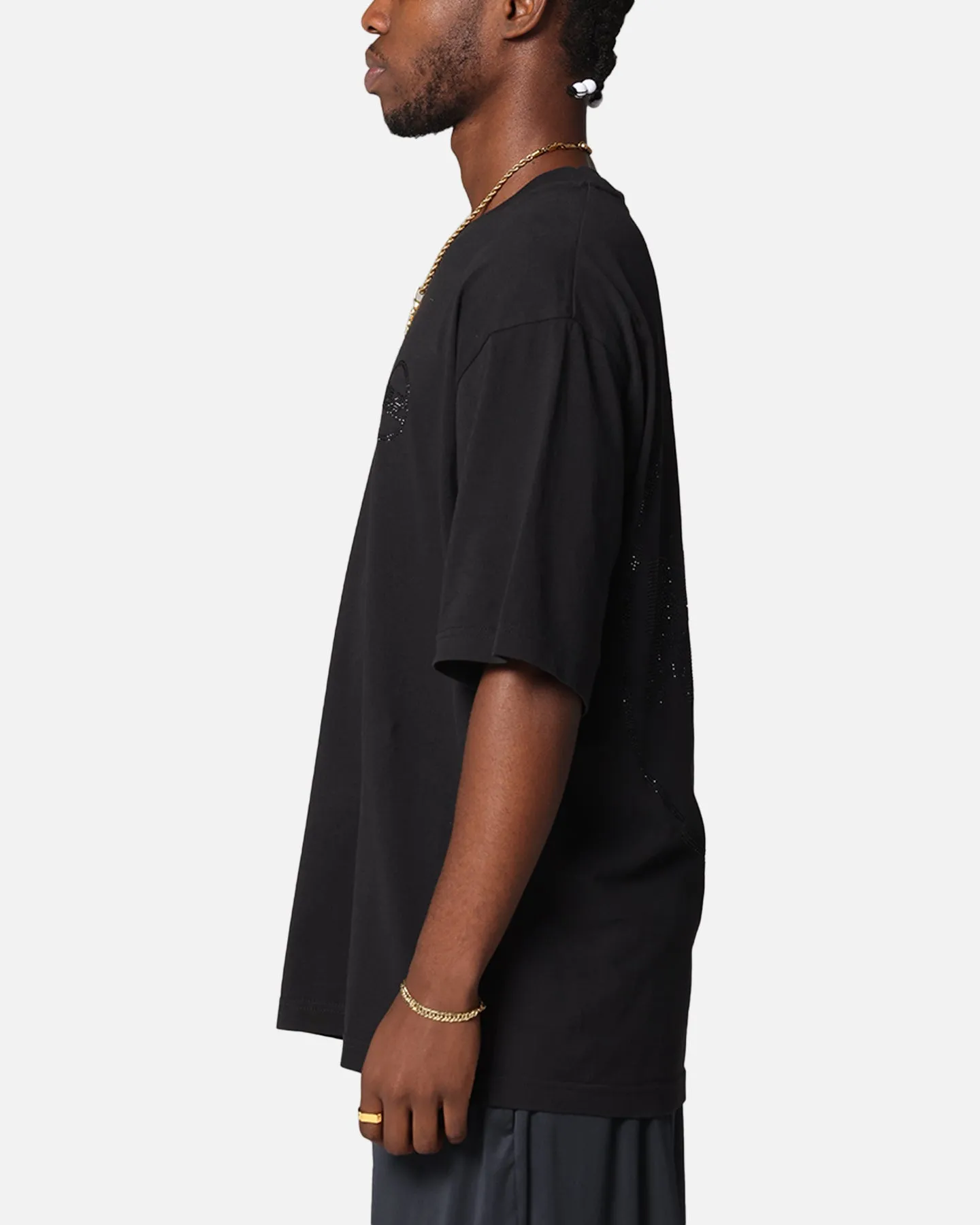 Boiler Room Rhiinestone T-Shirt Black