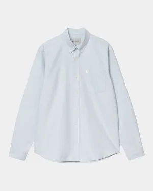C-Logo Shirt | Blue Fog / White