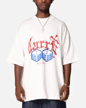Carre Game Over Mock Neck T-Shirt Off White