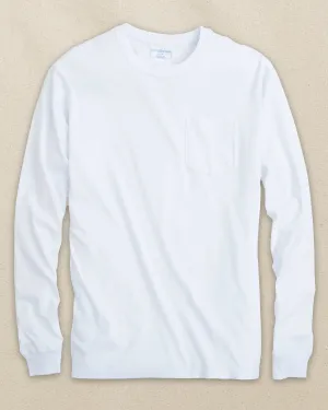 Classic Long Sleeve Pocket T-Shirt - Classic White