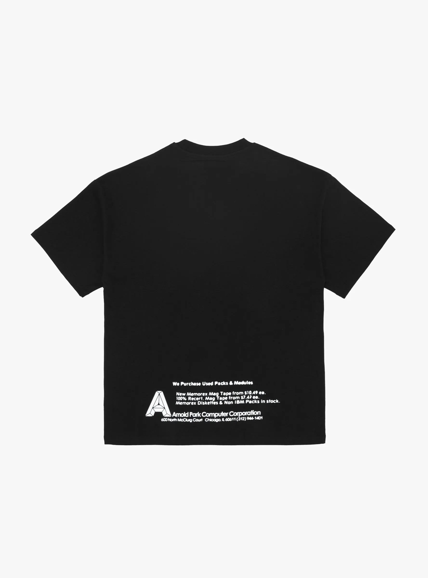 Computer Corporation Logo T-Shirt Black
