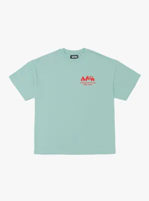Computer Marketing Logo T-Shirt Ice Blue