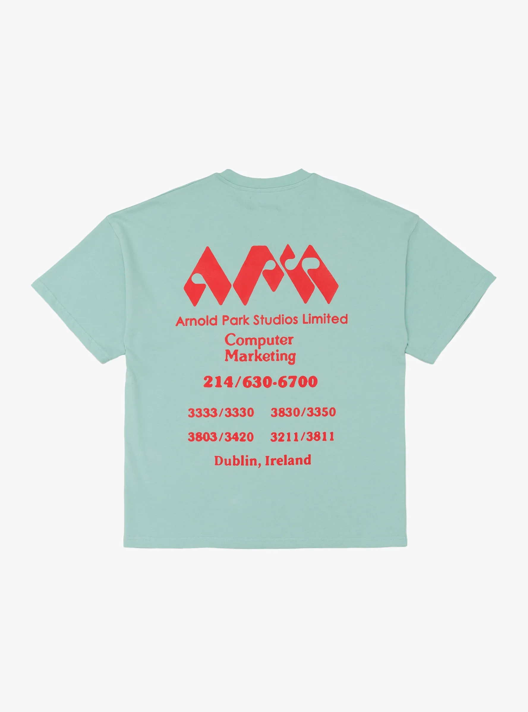 Computer Marketing Logo T-Shirt Ice Blue