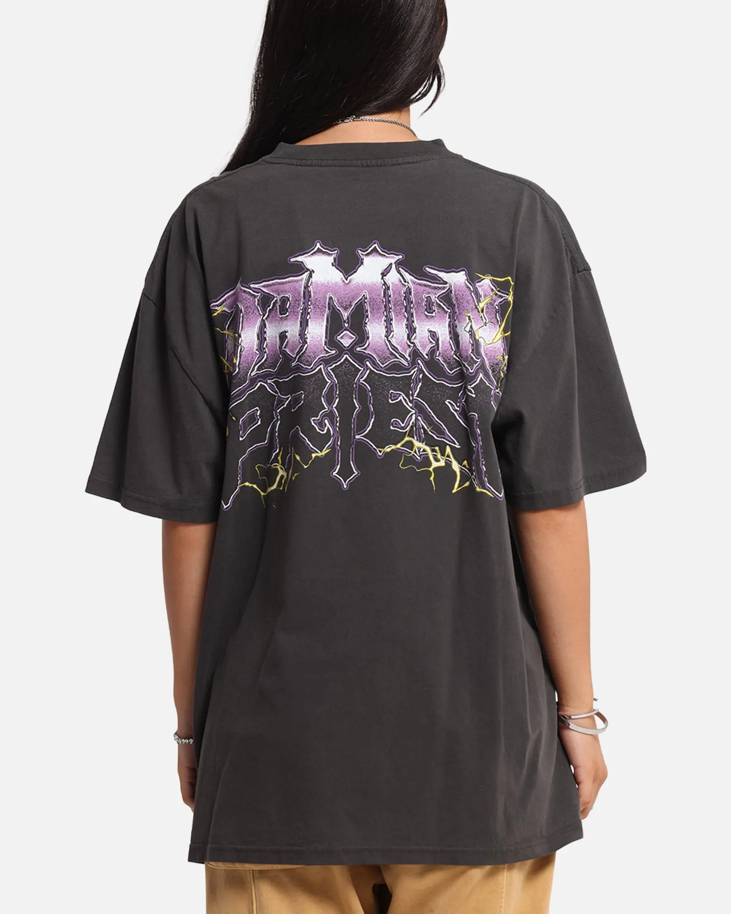 Culture Kings X WWE Damian Priest Wrestlemania XLI Heavy T-Shirt Black Wash