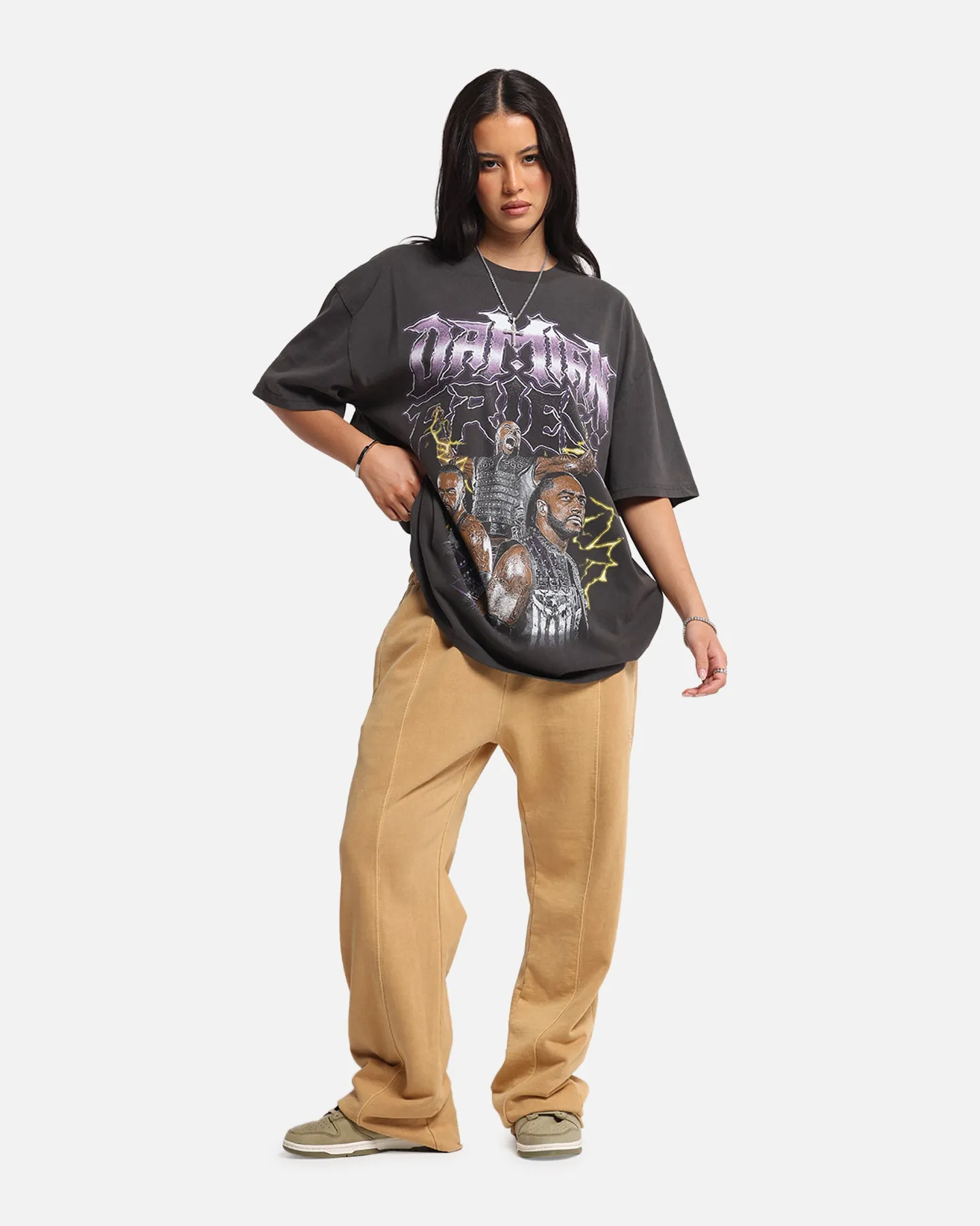 Culture Kings X WWE Damian Priest Wrestlemania XLI Heavy T-Shirt Black Wash
