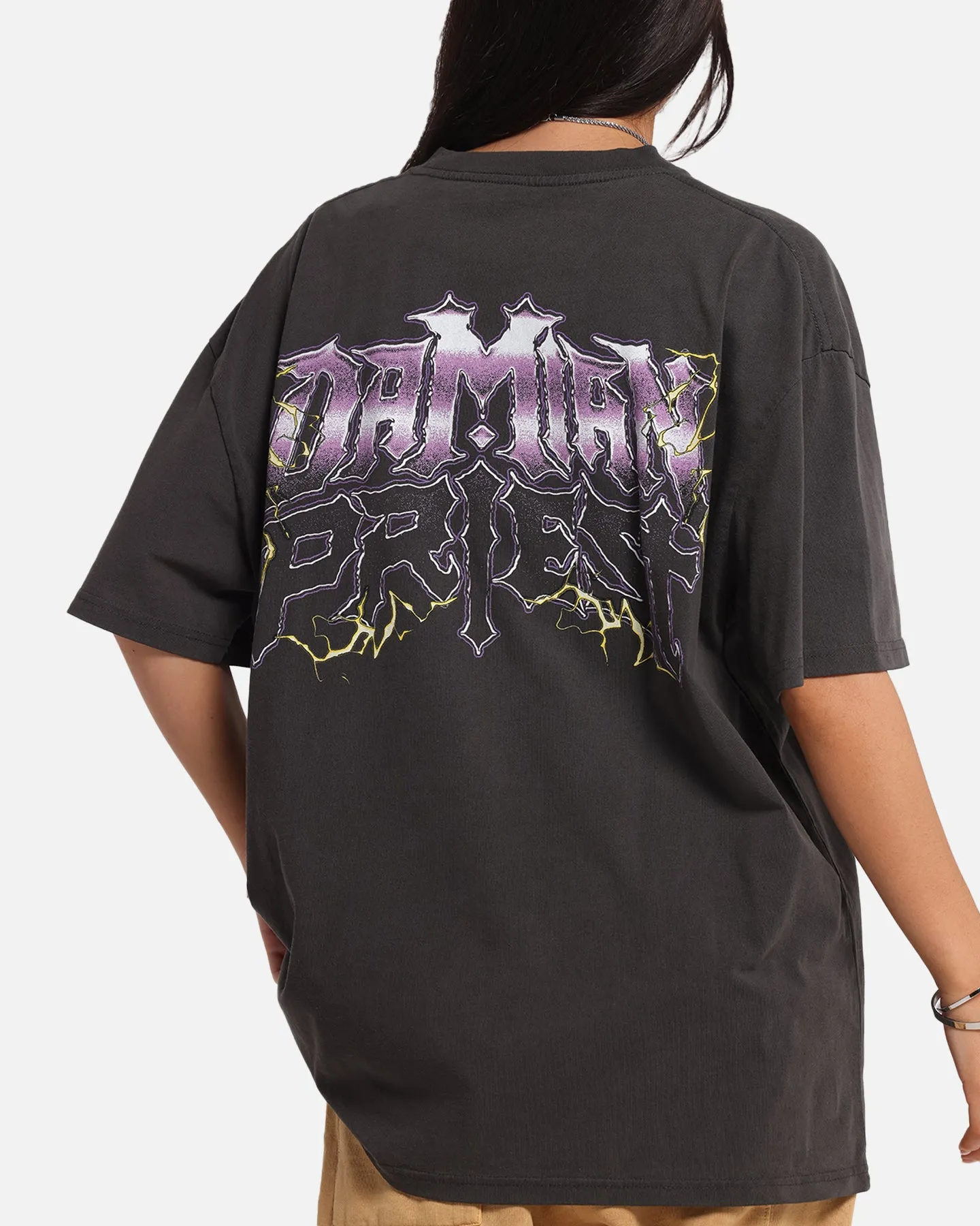 Culture Kings X WWE Damian Priest Wrestlemania XLI Heavy T-Shirt Black Wash