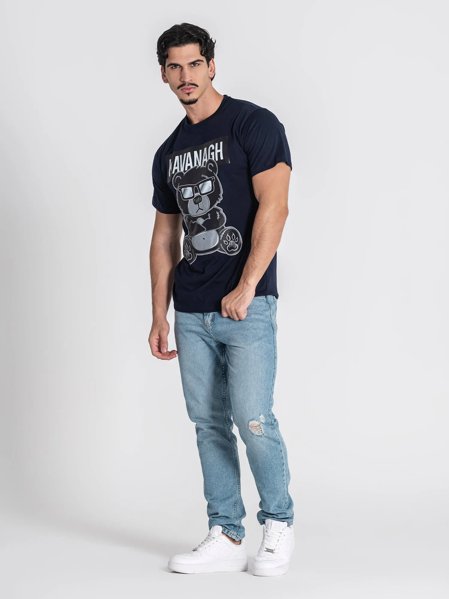 Dark Blue Bear Swag Tee