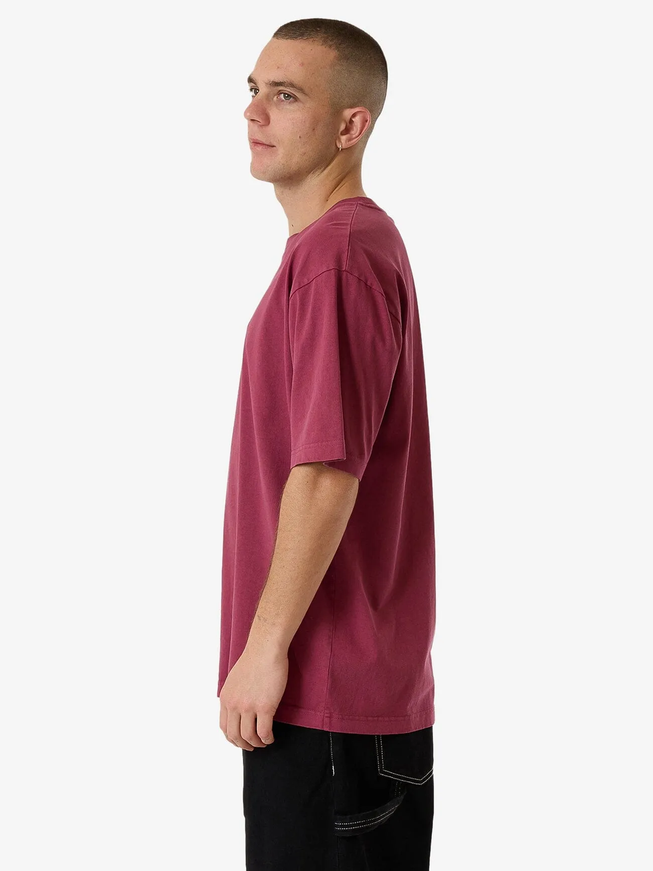 Deadly Garden Oversize Fit Tee - Hawthorn Rose