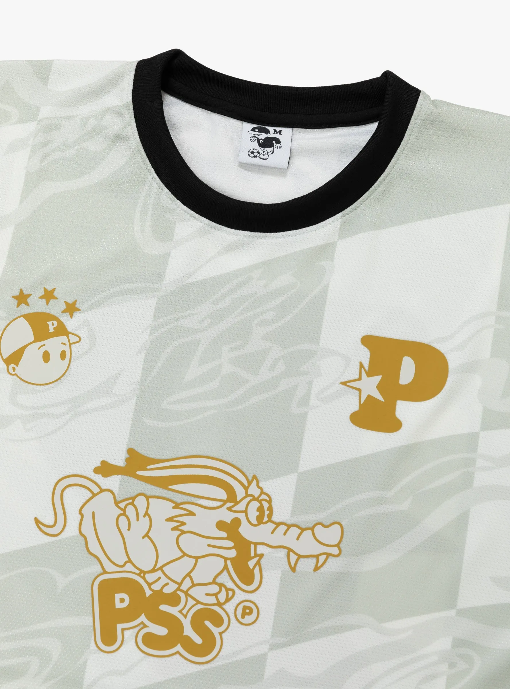 Doggo Football Shirt Cream and Gold