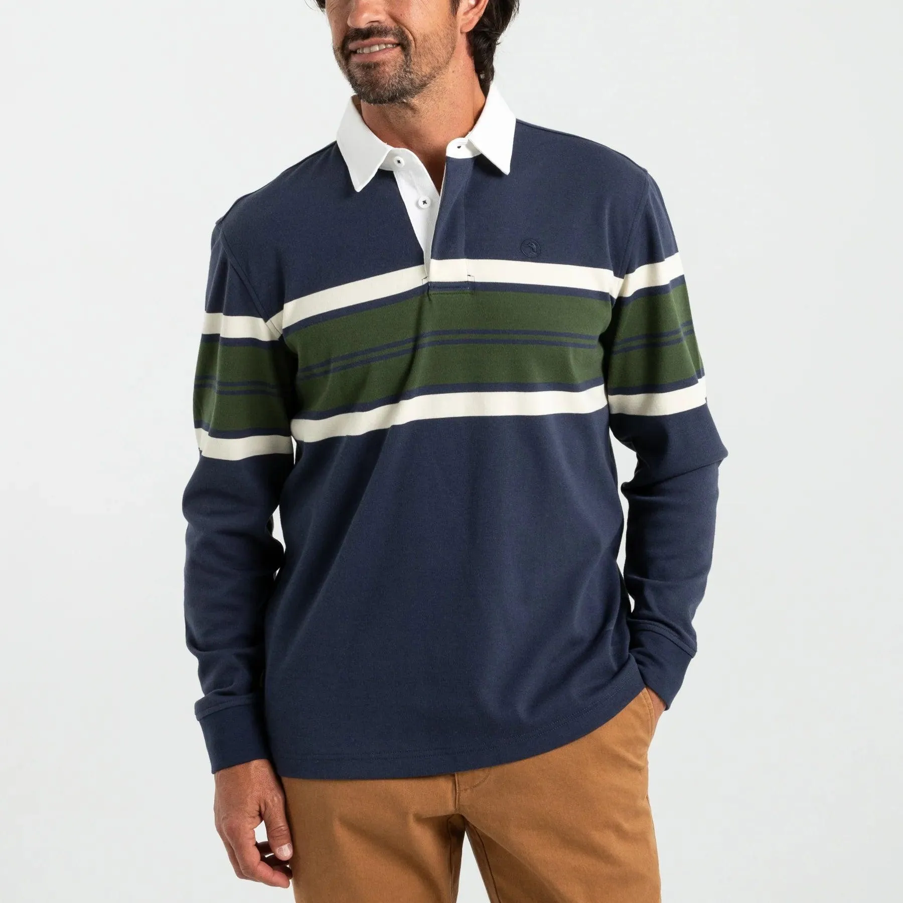 Duck Head Legacy Stripe Rugby Shirt