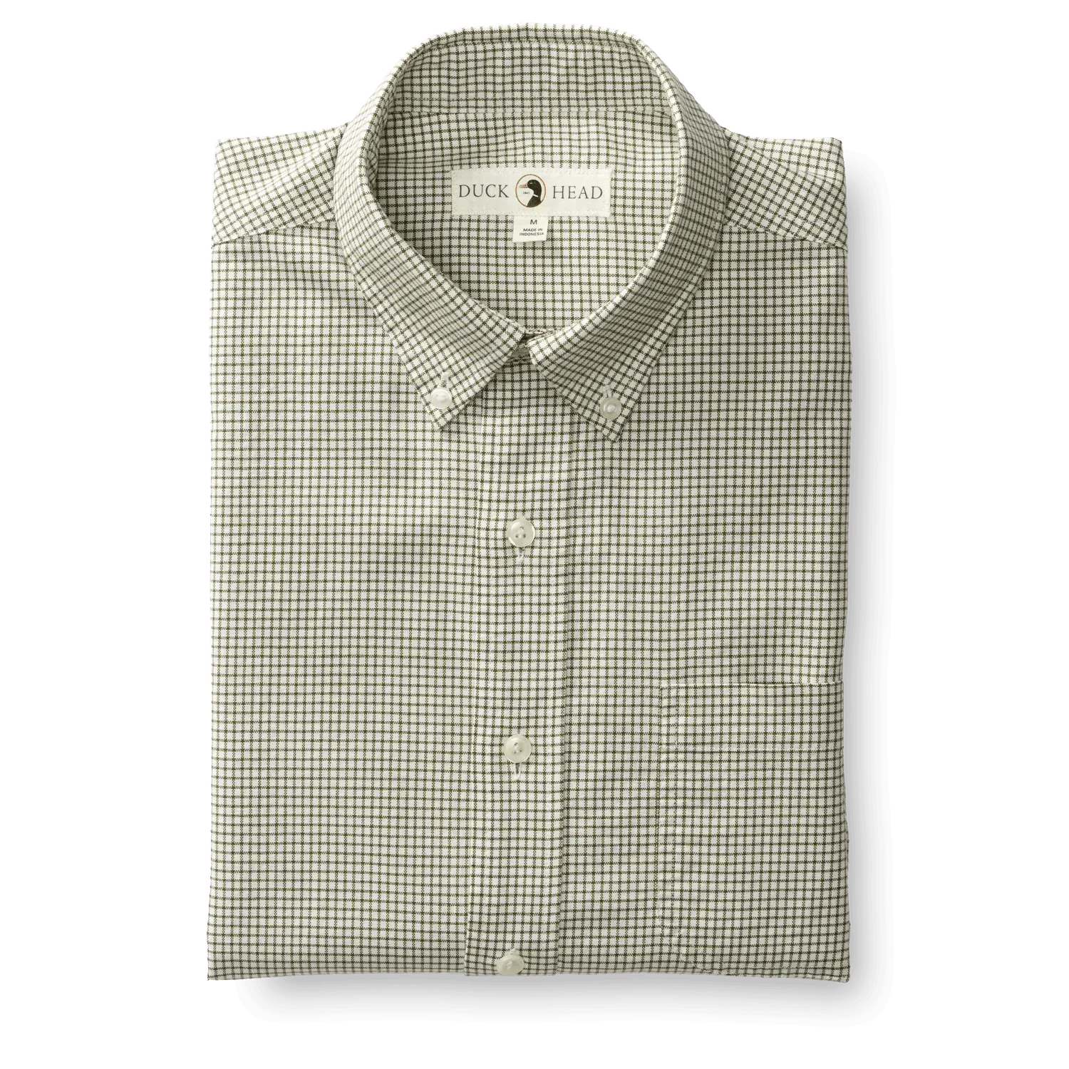 Duck Head Lowery Plaid Cotton Oxford Sport Shirt (2 Colors)