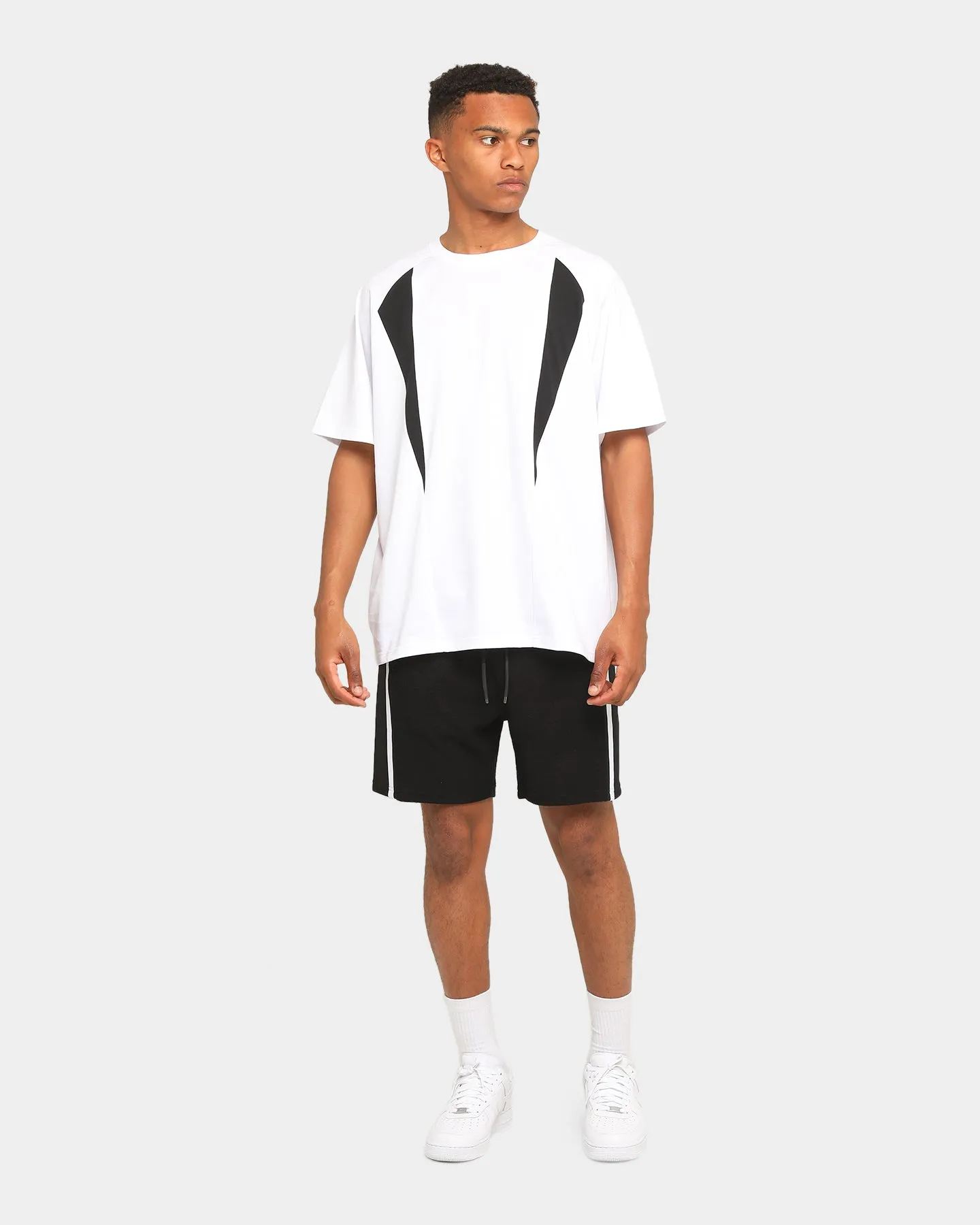 Elevn Clothing Co. Manifest Raglan Short Sleeve T-Shirt White