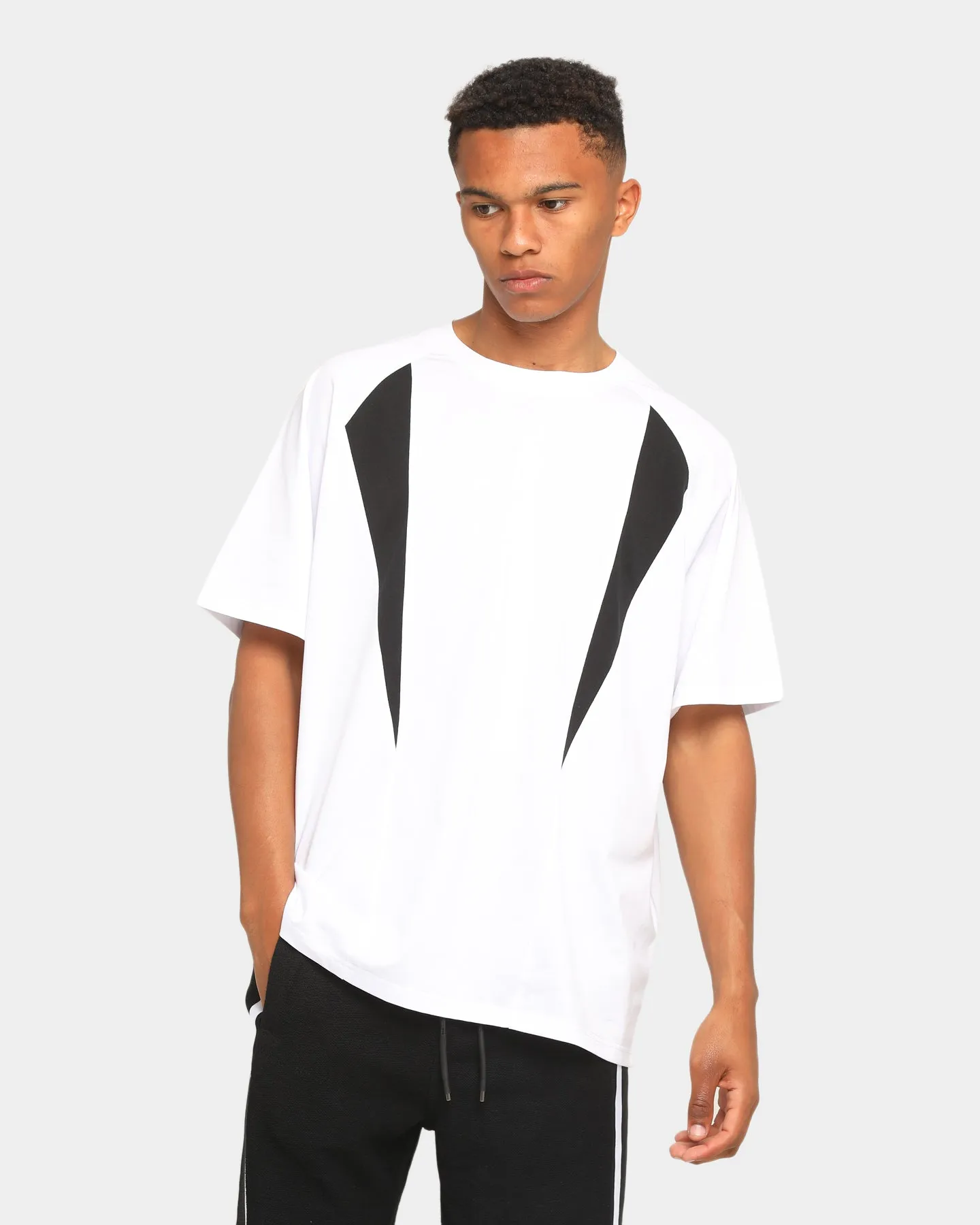 Elevn Clothing Co. Manifest Raglan Short Sleeve T-Shirt White