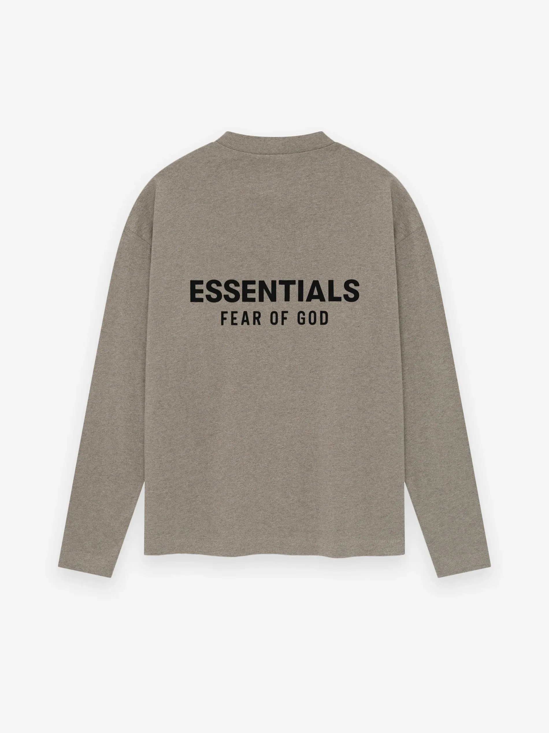 Fear of God Essentials Classic Long Sleeve Tee in Heather xld