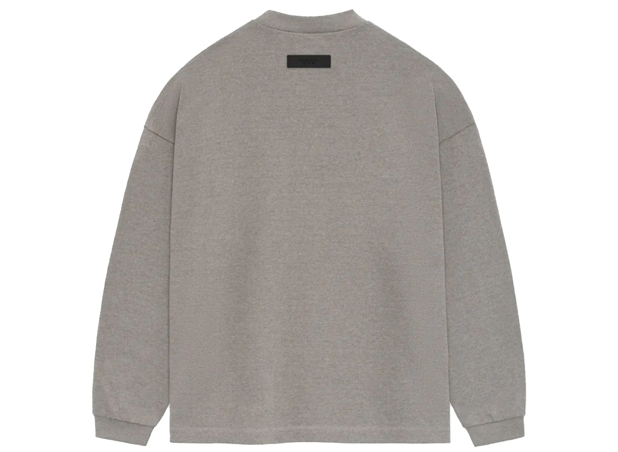 Fear of God Essentials Heavy L/S Tee in Heather Grey