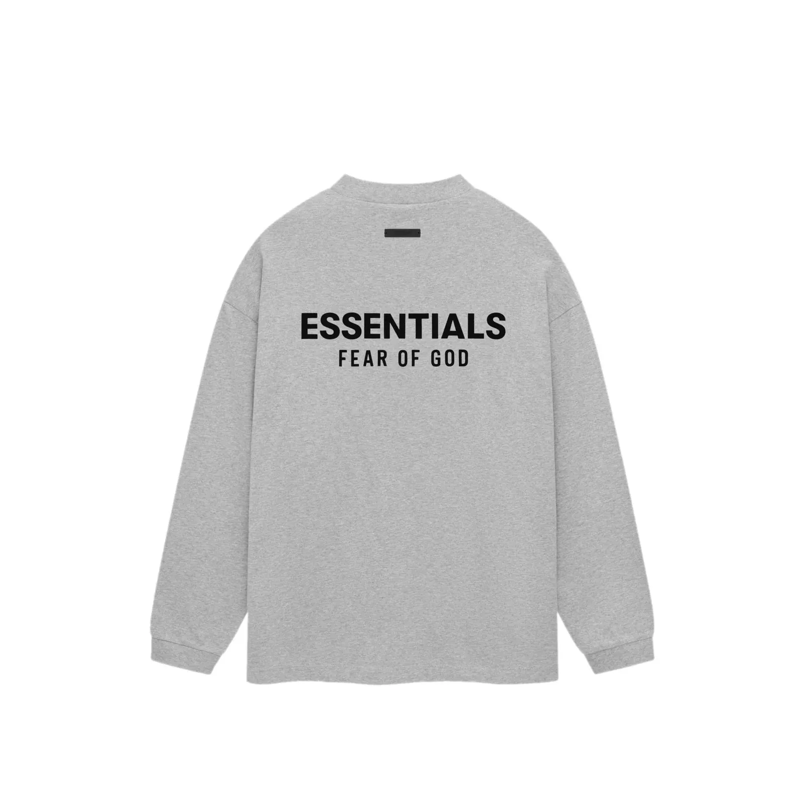 Fear of God Essentials Jersey Long Sleeve T-Shirt in Light Heather Grey