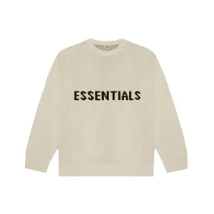 Fear Of God Essentials Knit Sweater SS21 - Beige Linen