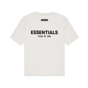 Fear Of God Essentials Tee SS22 - Light Oatmeal Heather