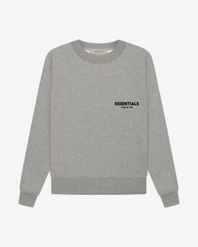 FOG ESSENTIALS SS22 DARK OATMEAL CREWNECK