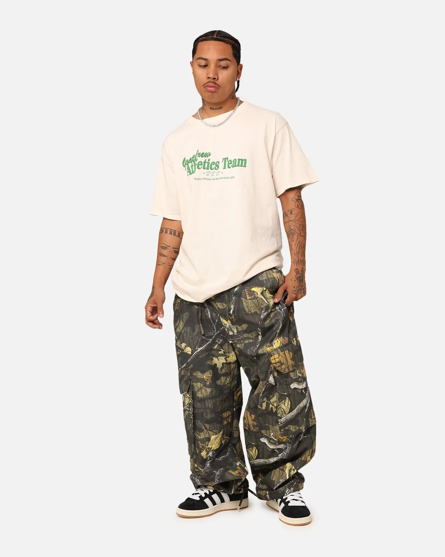 Goat Crew GC Athlete T-Shirt Off White