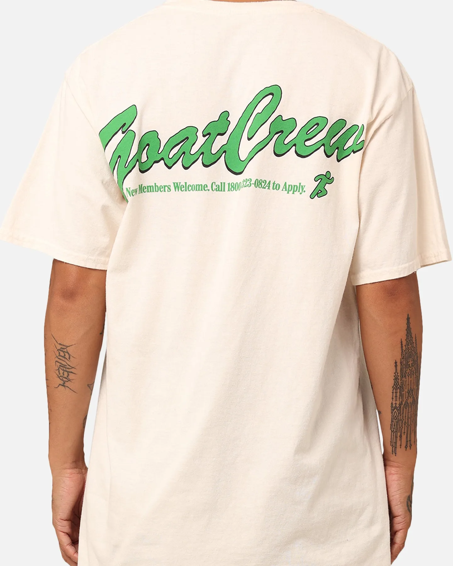 Goat Crew GC Athlete T-Shirt Off White