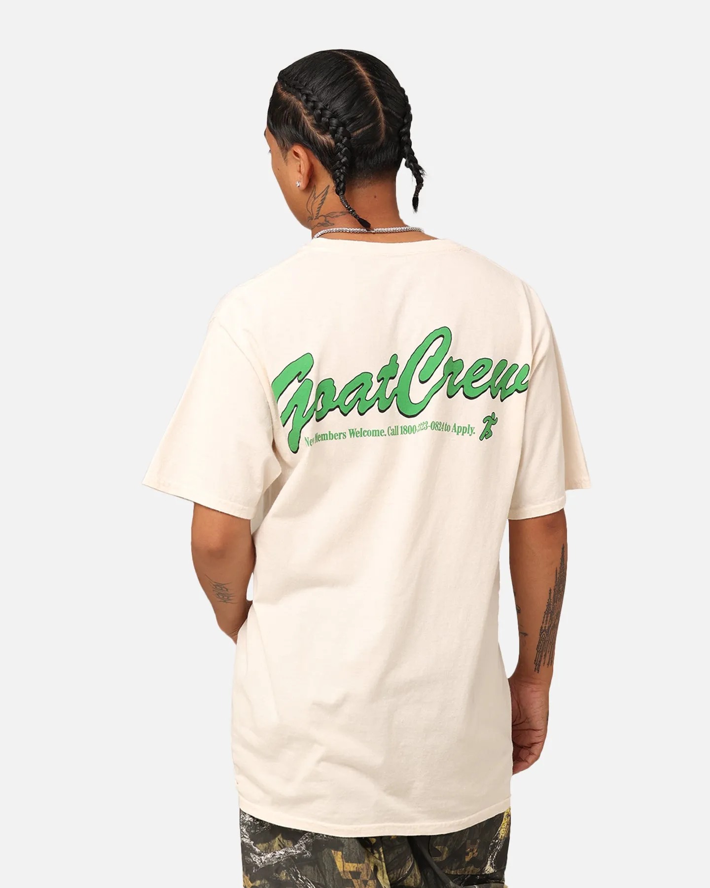 Goat Crew GC Athlete T-Shirt Off White