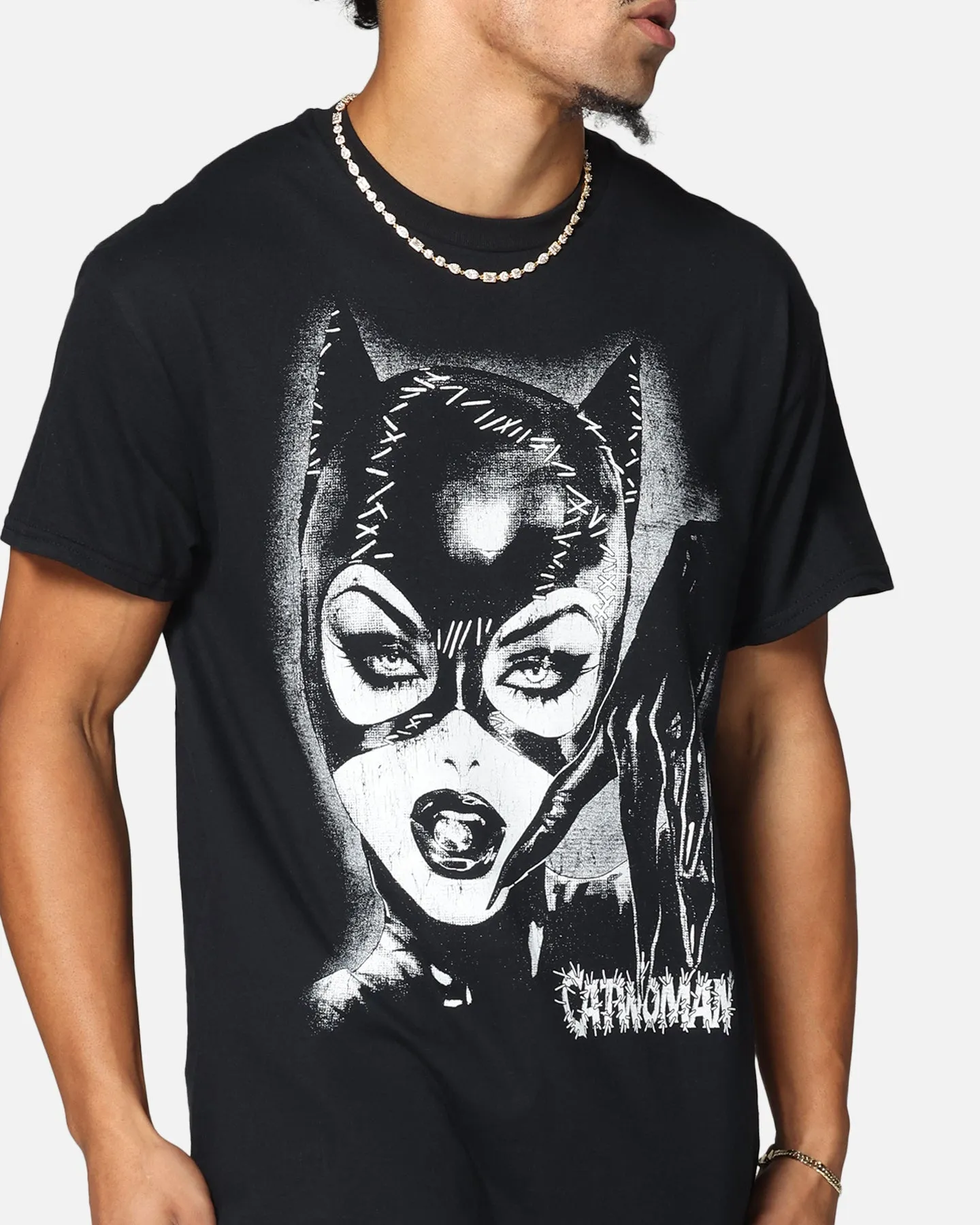 Goat Crew X DC Batman Catwoman T-Shirt Black