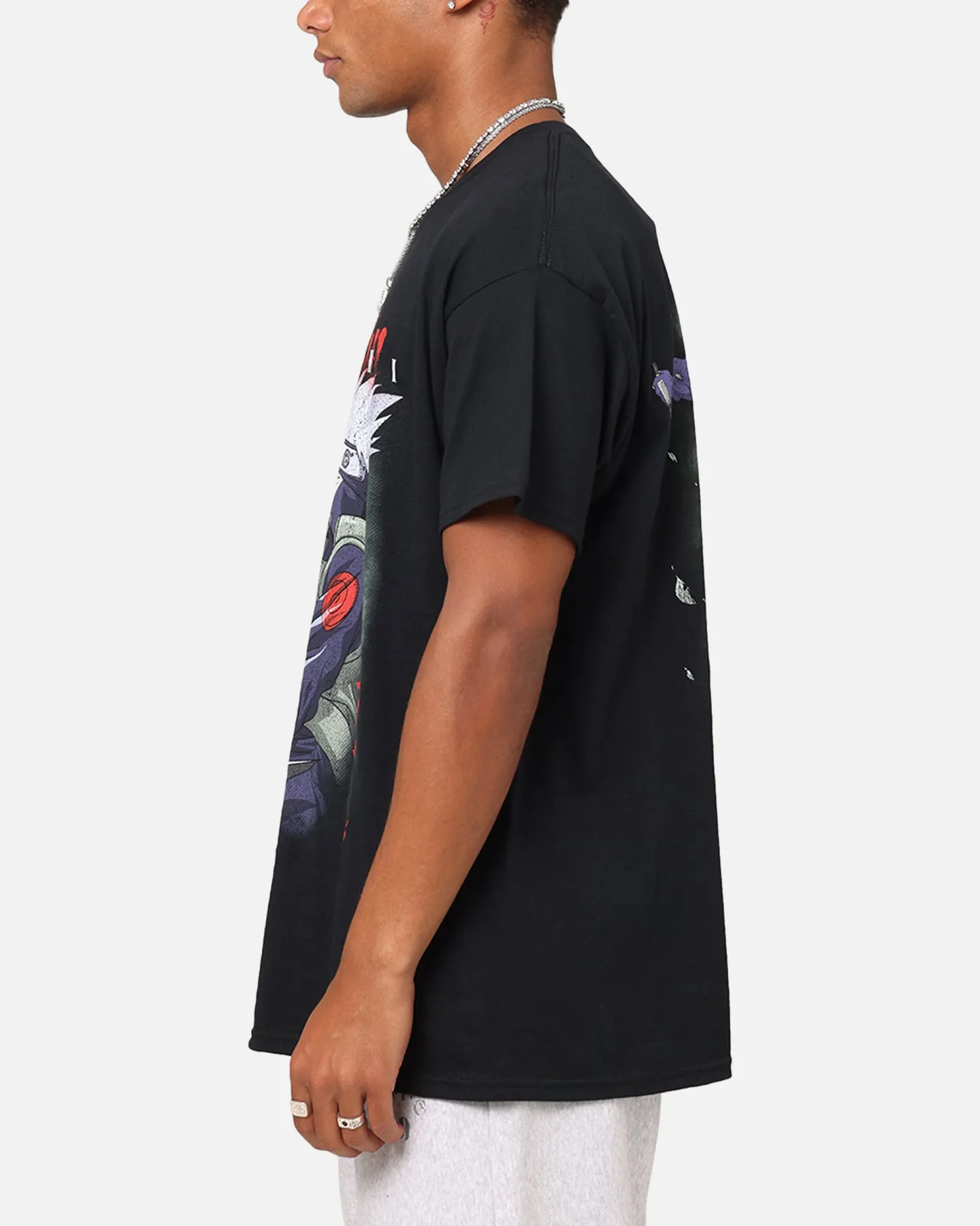 Goat Crew X Naruto Kakashi Vintage T-Shirt Black