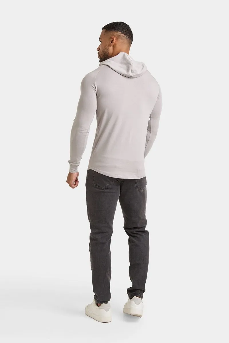 Hooded Top in Concrete Grey