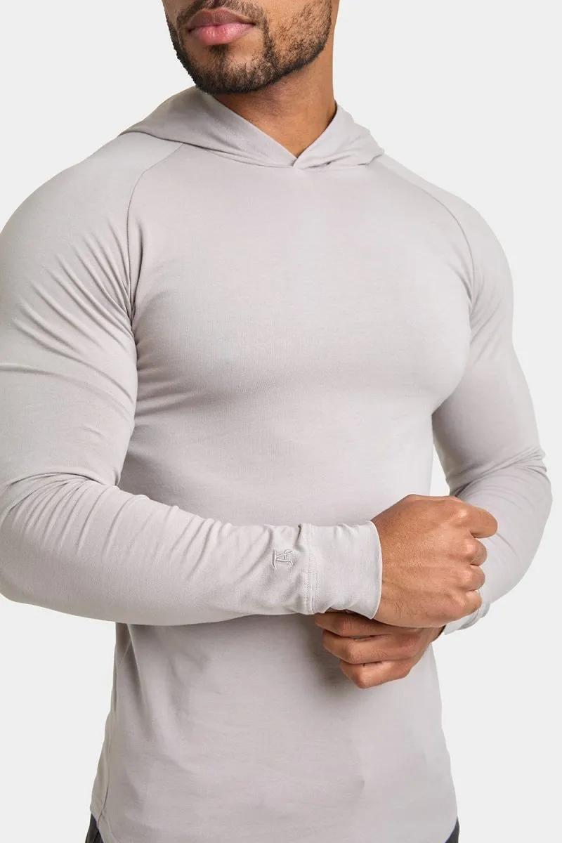 Hooded Top in Concrete Grey