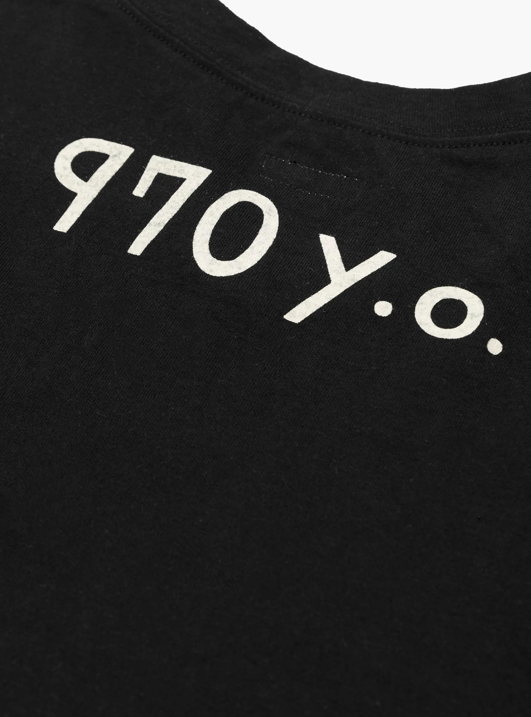Jersey Rainbowy Trunk Crew T-Shirt Black