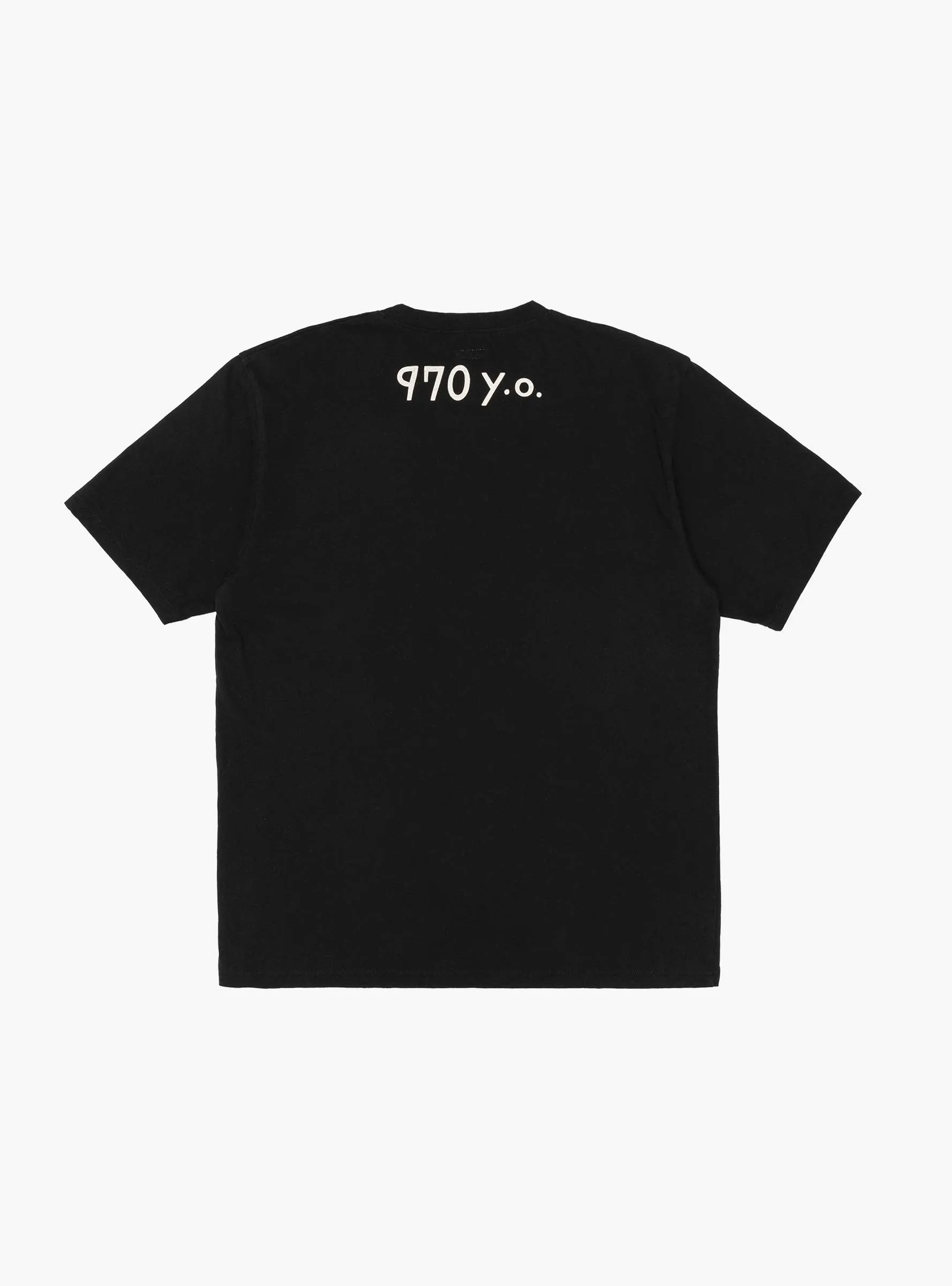 Jersey Rainbowy Trunk Crew T-Shirt Black