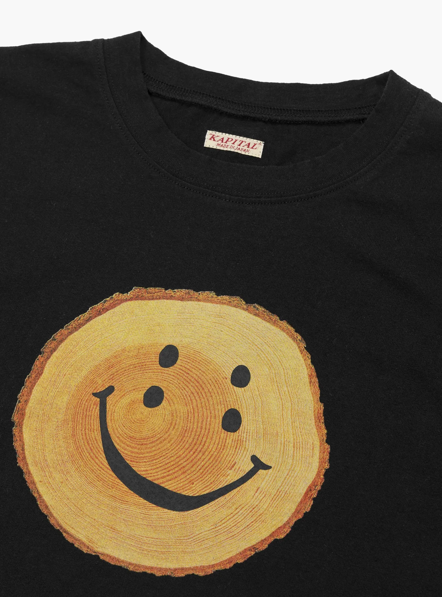 Jersey Rainbowy Trunk Crew T-Shirt Black
