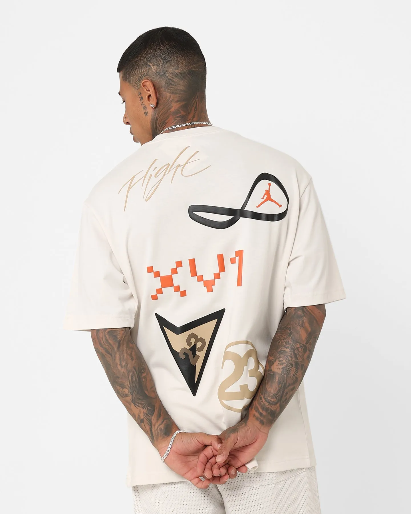 Jordan Flight Heritage 85 Graphic T-Shirt Phantom/Desert/Black