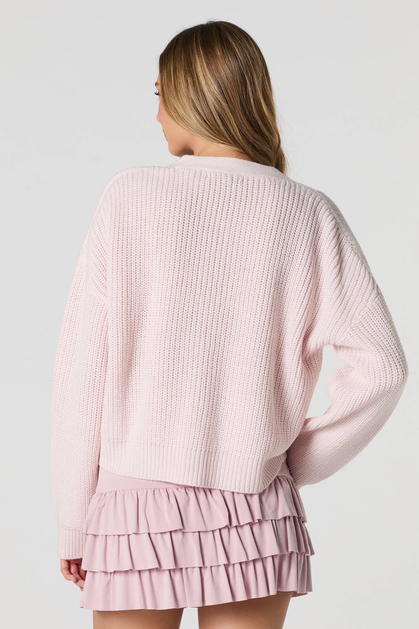 Knit Button-Up Cardigan