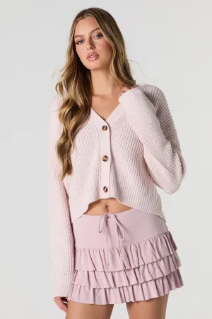 Knit Button-Up Cardigan