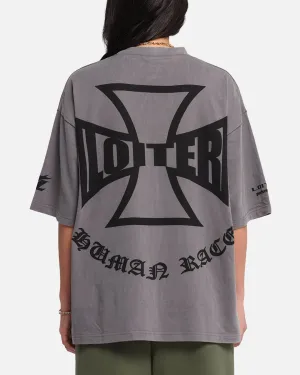 Loiter Biker Vintage T-Shirt Vintage Charcoal