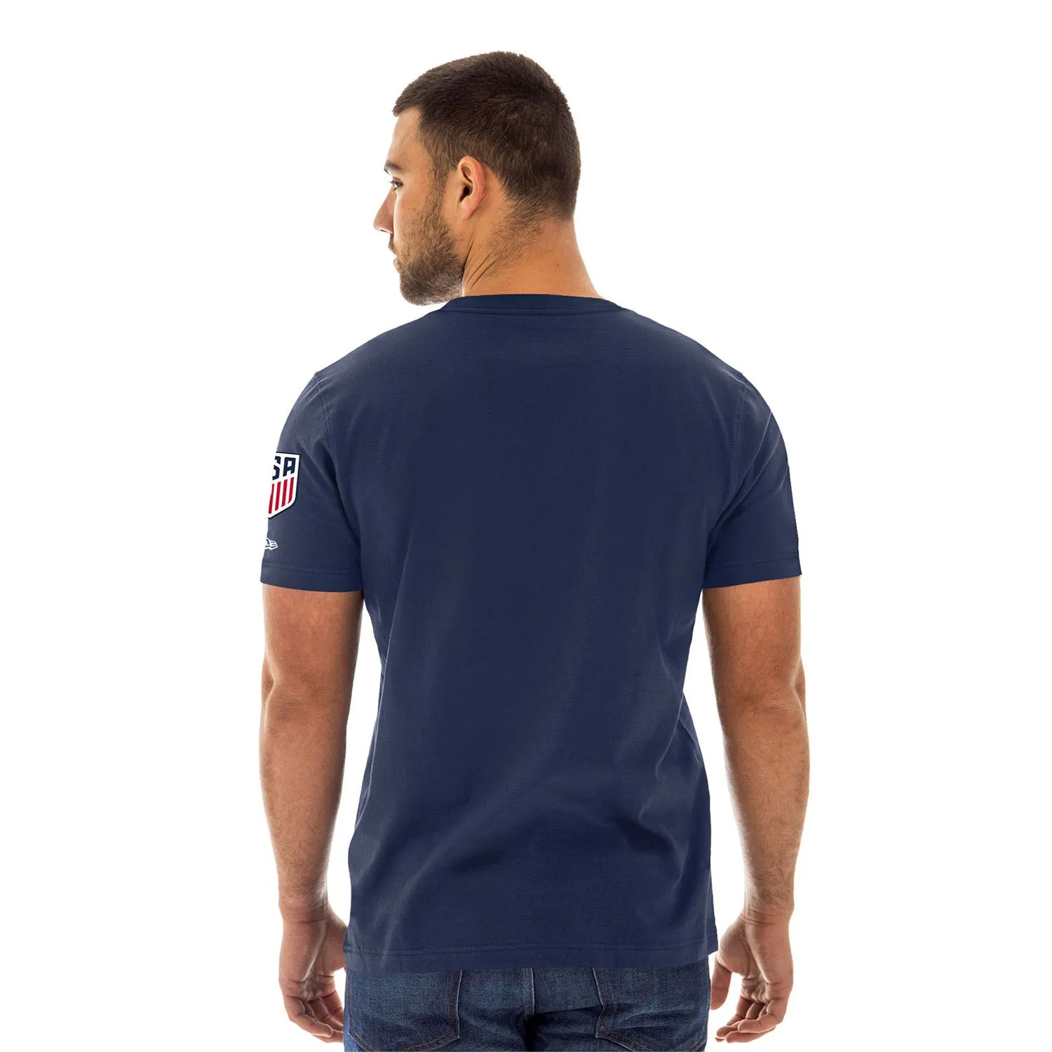 Men's New Era USMNT Arch Navy Tee