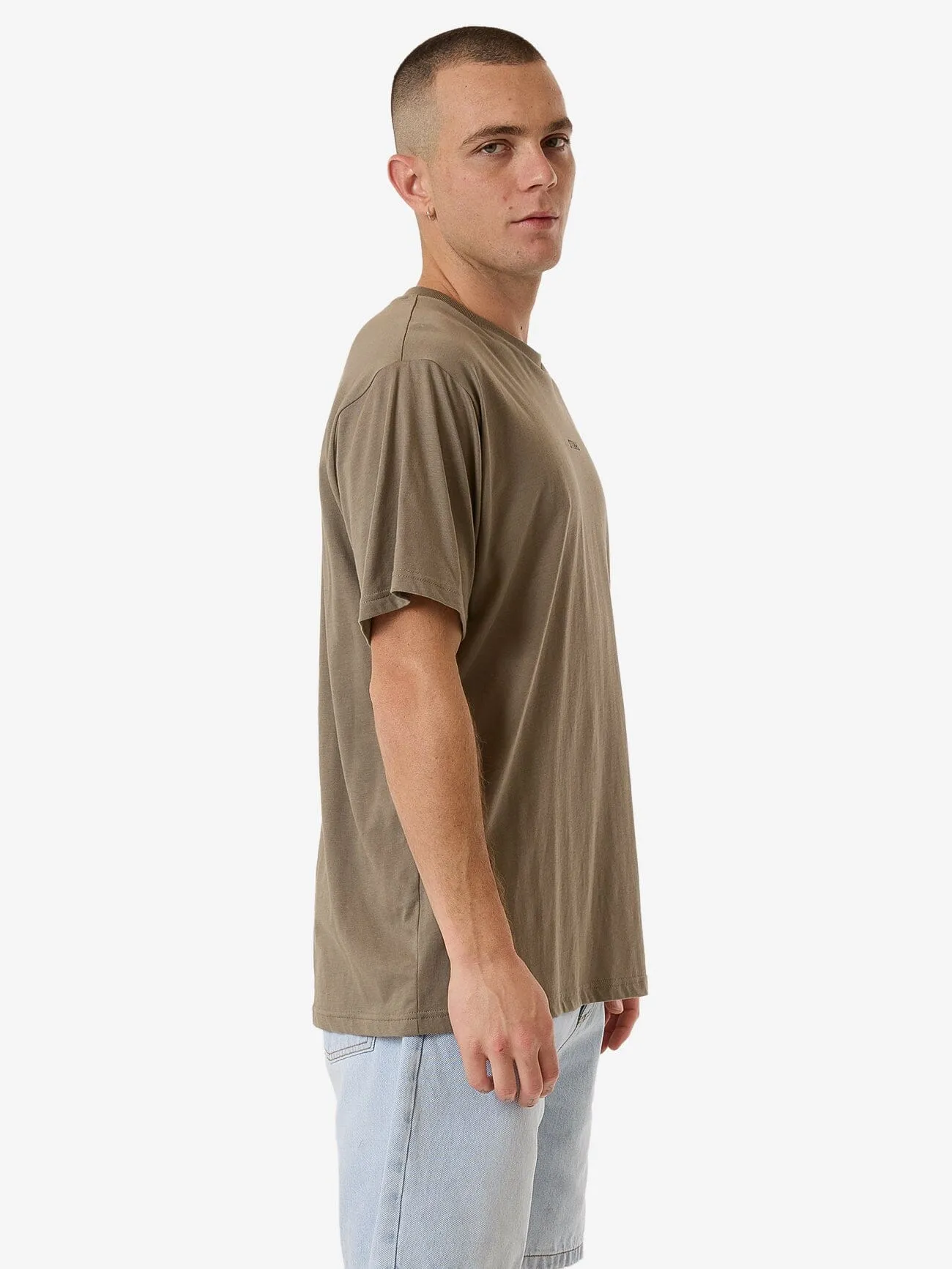 Minimal Thrills Merch Fit Tee - Brindle