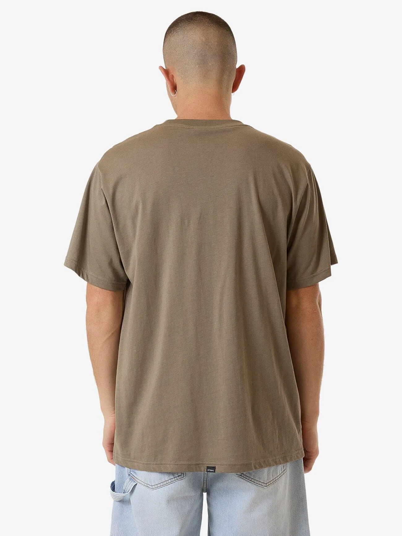 Minimal Thrills Merch Fit Tee - Brindle