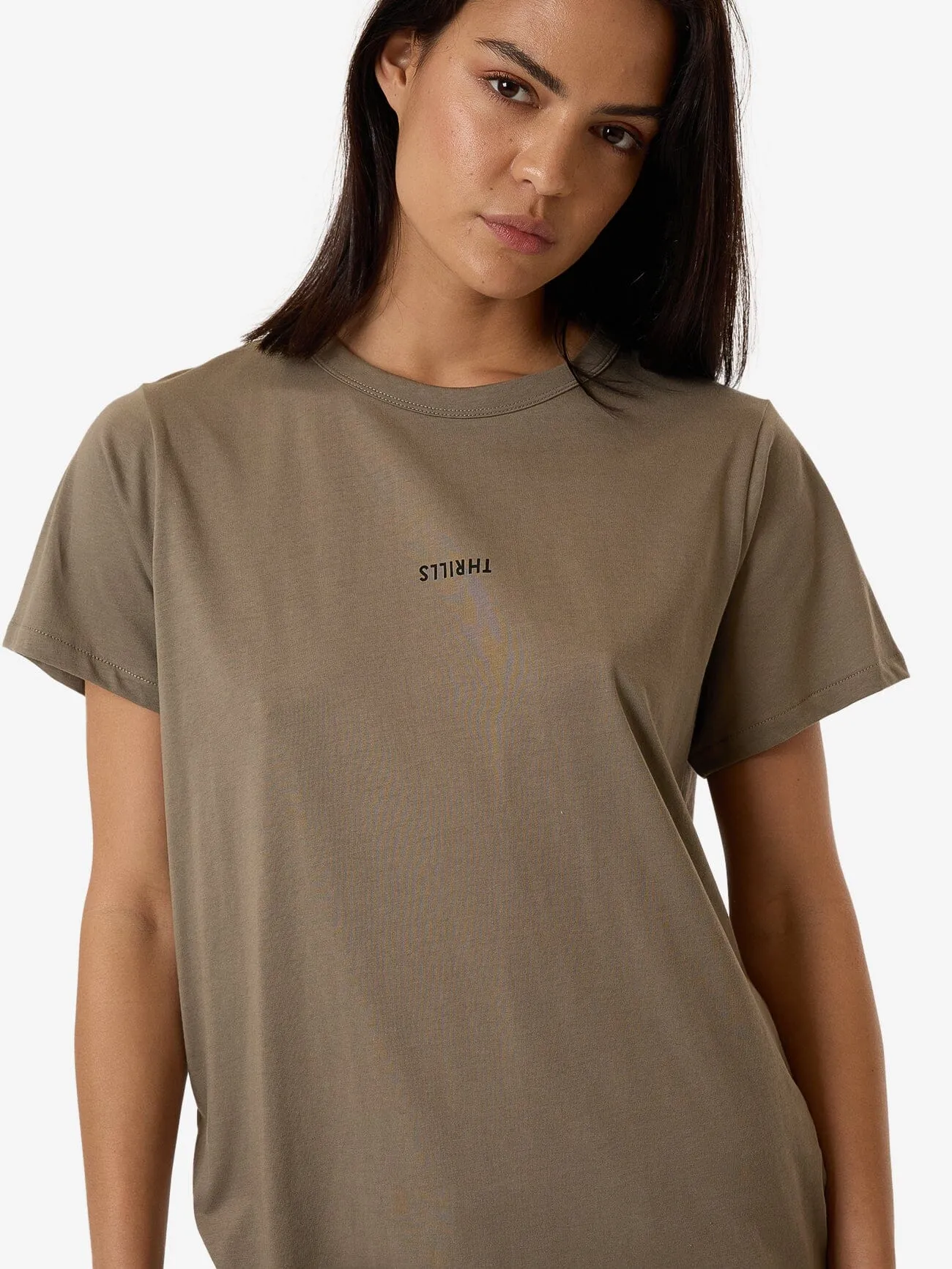 Minimal Thrills Relaxed Tee - Brindle