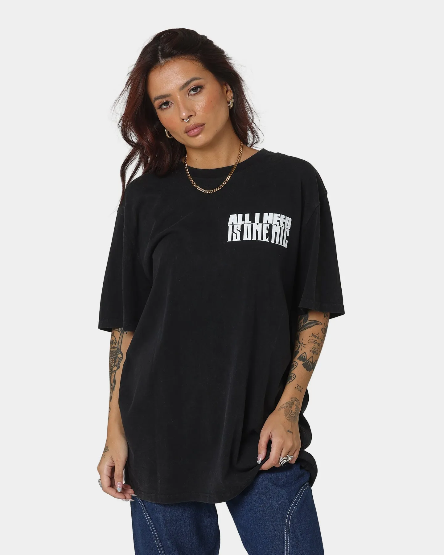 Nas Stillmatic 2001 T-Shirt Washed Black