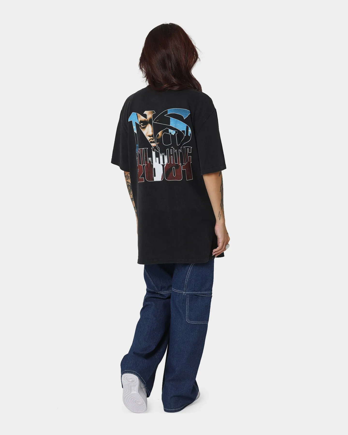 Nas Stillmatic 2001 T-Shirt Washed Black